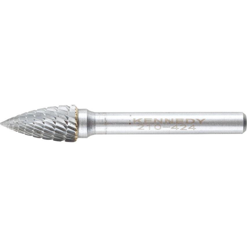 Carbide Burr, Pointed Tree, Chipbreaker (Cut 9), 10x20x6mm | KEN2104240K