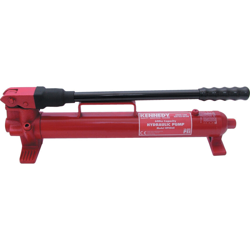 Hydraulic Hand Pump, Single Speed, 700 Bar 600cc (1/4" NPT) | KEN5038820K