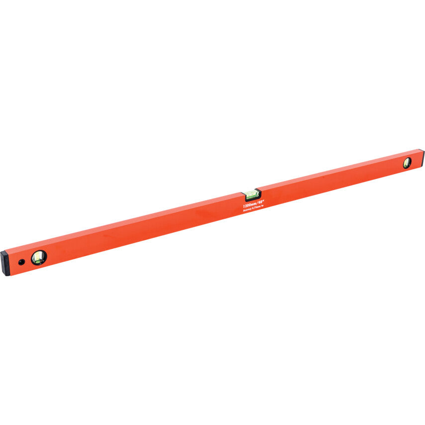 Box Profile Spirit Level, 3 Vials, 1200mm (48") | KEN5104480K