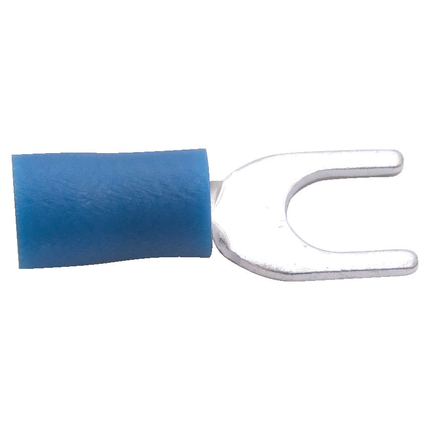 Kennedy 5mm Fork Connector Terminal-Blue (100) | KEN5152290K