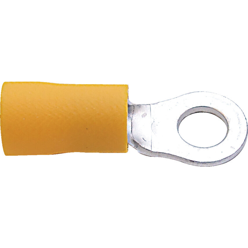 Kennedy 10mm Ring Connector Terminal-Yellow (100) | KEN5152660K