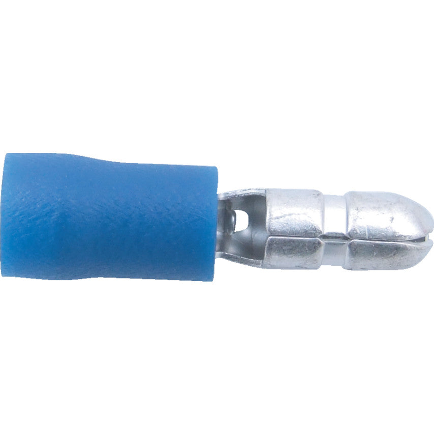 Kennedy 4mm Male Bullet Connector Terminal-Blue (100)| KEN5153510K