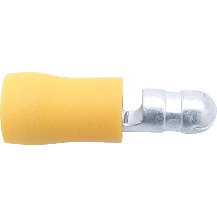 Kennedy 5mm Male Bullet Connector Terminal-Yellow (100)| KEN5153530K