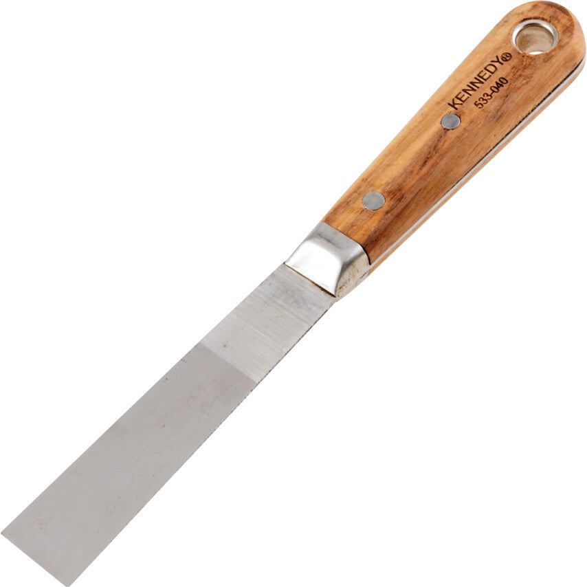 Kennedy 25x125mm Scraper, Scale Tang, Rosewood Handle | KEN5330400K