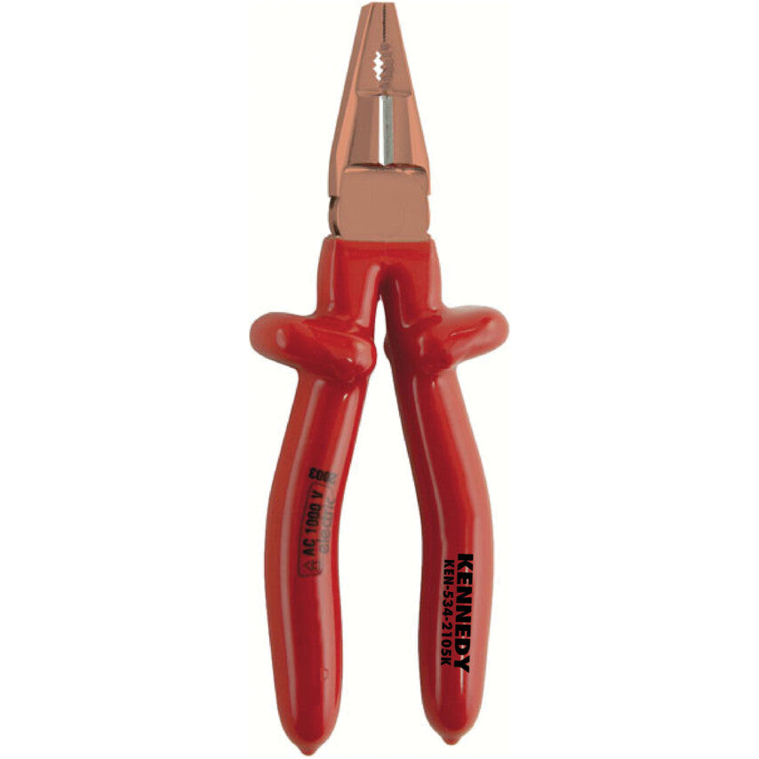 Kennedy 180mm Insulated Combination Pliers, 1000V | KEN5342105K