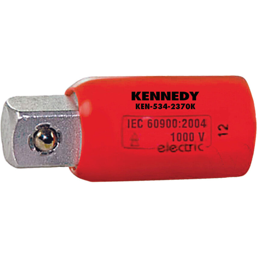 Kennedy Insulated Adaptor, 1/4" Dr. (Inside) to 3/8" Dr. (Outside), 1000V | KEN5342370K