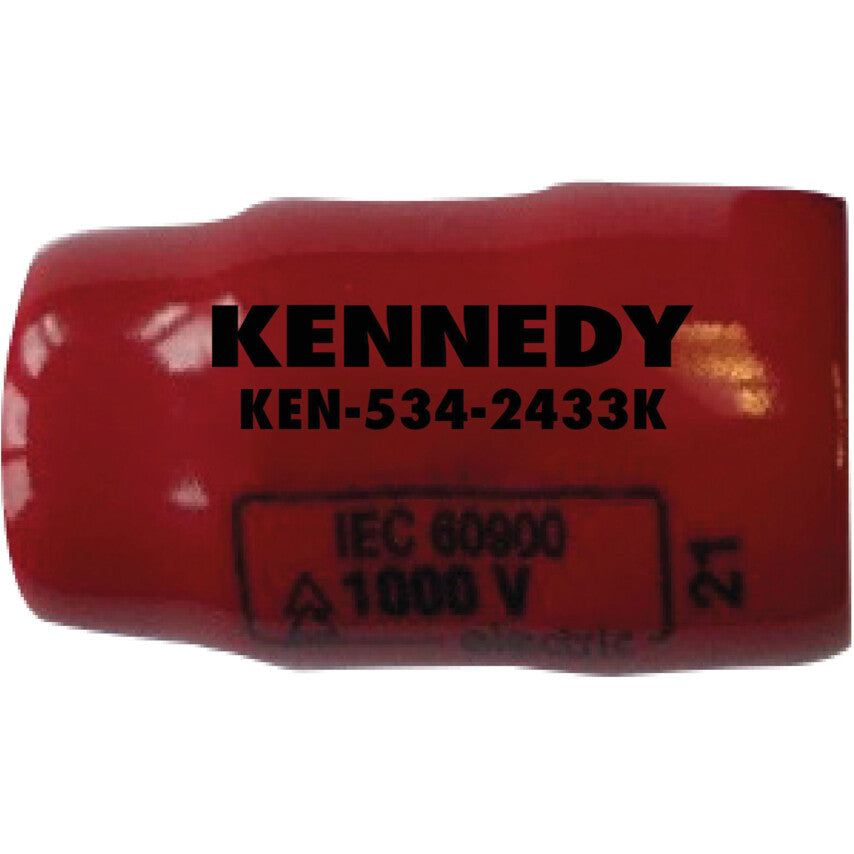 Kennedy TX-E5, 3/8" Sq. Dr. Insulated Socket, 1000V | KEN5342433K