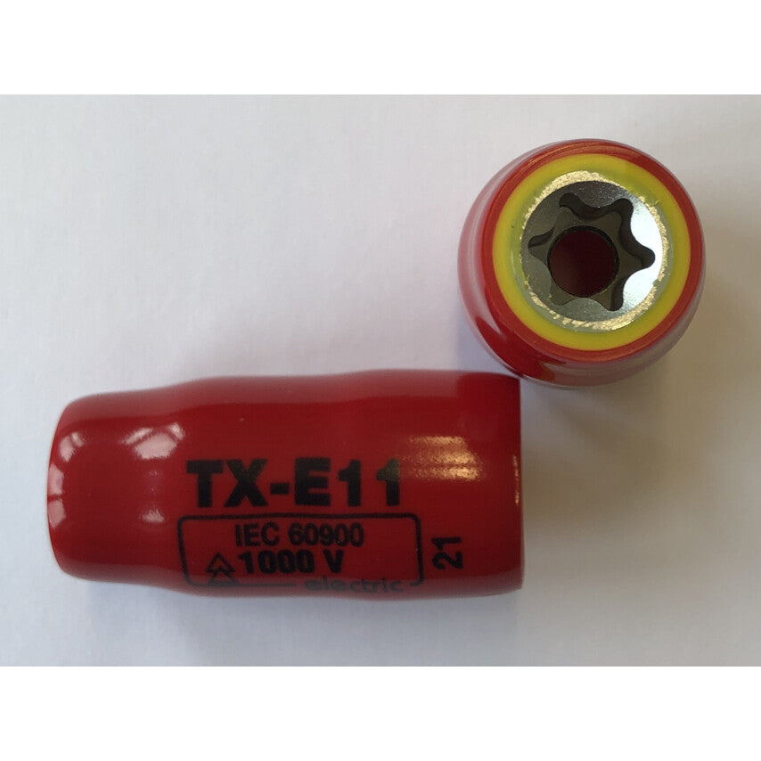 Kennedy TX-E11, 3/8" Sq. Dr. Insulated Socket, 1000V | KEN5342438K