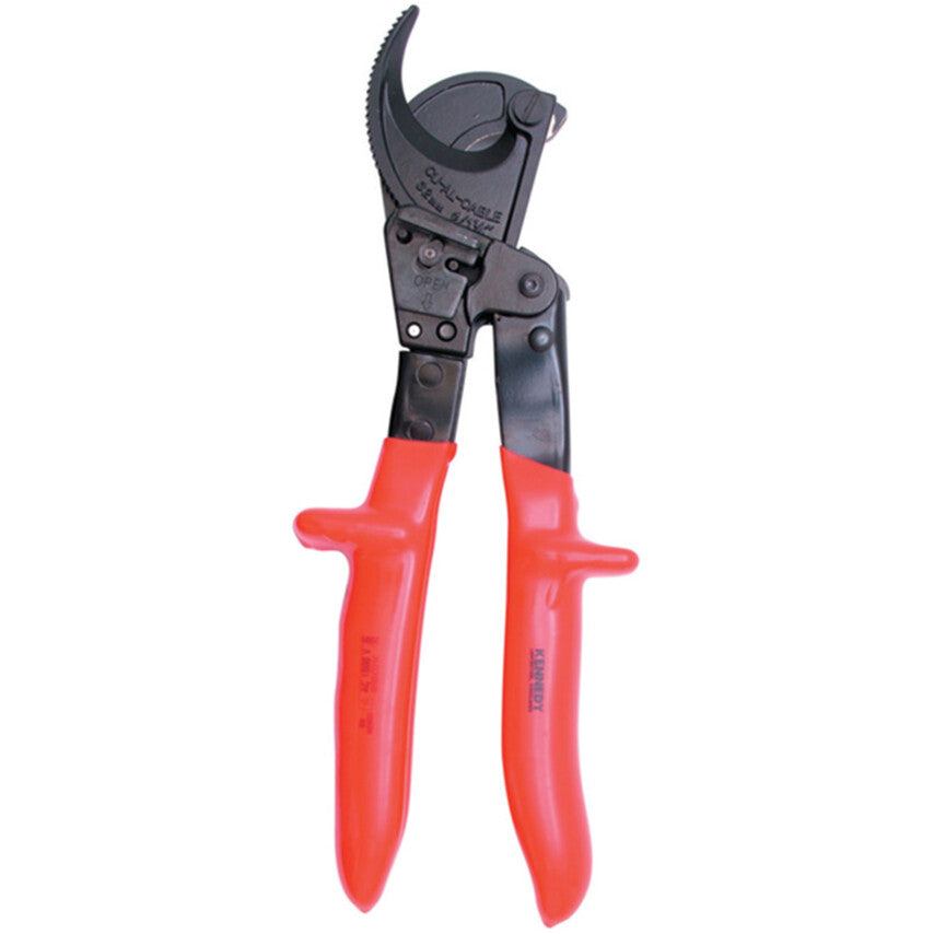 Kennedy-Pro 250mm Insulated Ratcheting Cable Cutter, VDE/GS, 1000V | KEN5345000K