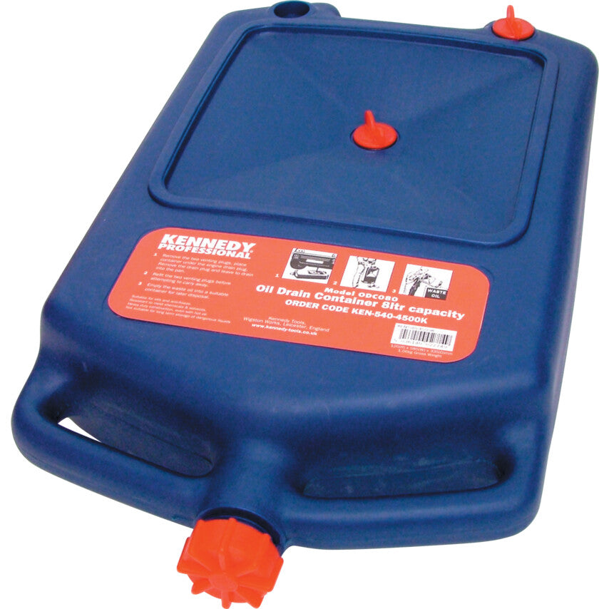 Kennedy 8Ltr Square Oil Drain Collector | KEN5404500K