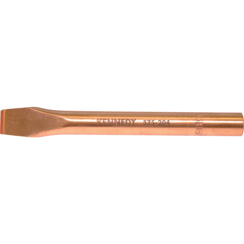 Kennedy-Pro 16x160mm Anti-Spark Flat Cold Chisel, Al-Br | KEN5752040K