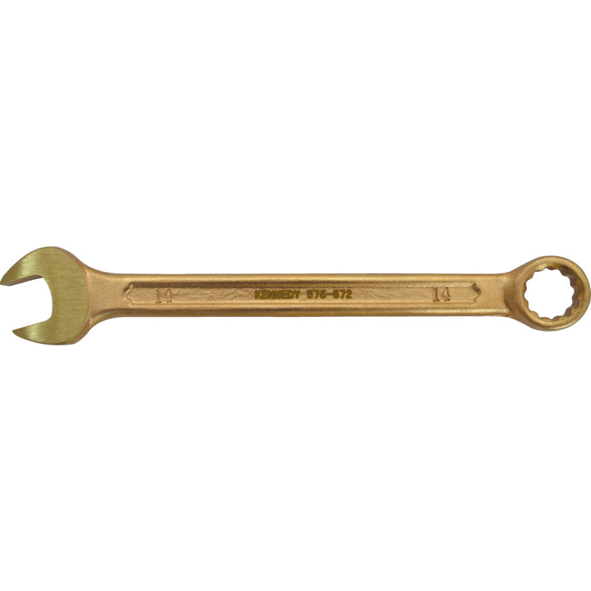Kennedy Anti-Spark Combination Spanner, 14mm, Be-Cu | KEN5755720K