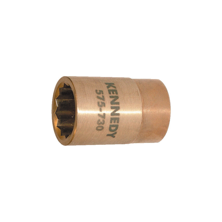 Kennedy-Pro 10mm Anti-Spark Socket, 1/2" Square Drive, Al-Br | KEN5757220K