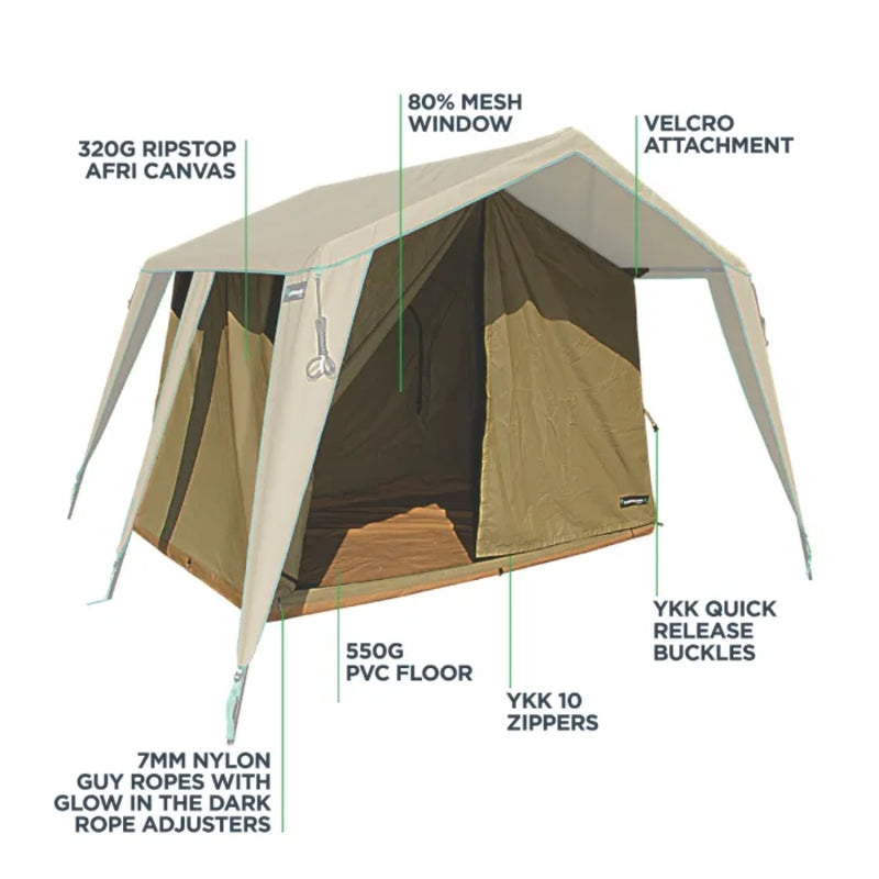 Kaufmann X Afri-Canvas Add-A-Room Attachment for Gazebos | V0404611