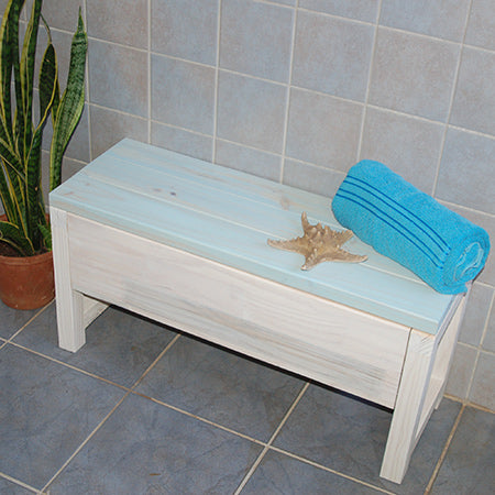 Bathroom Storage Bench