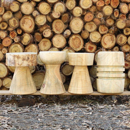 Make Tree Stump Stools and Tables