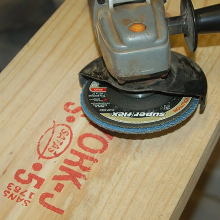 Use Your Angle Grinder As A Sander