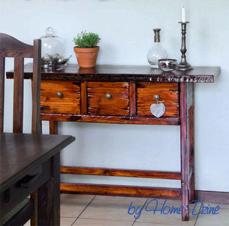 DIY Bali server or console table