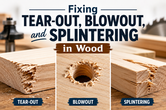 Fixing Tear-Out, Blowout, and Splintering in Wood