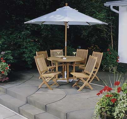 Lay concrete slab