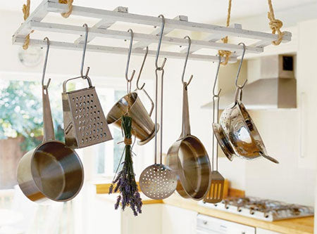 Make A Hanging Pot Rack