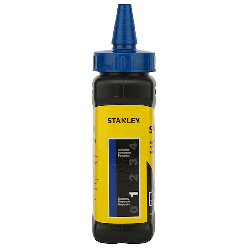 Stanley Chalk Line Reel 30M with Blue Chalk and Level | 0-47-443