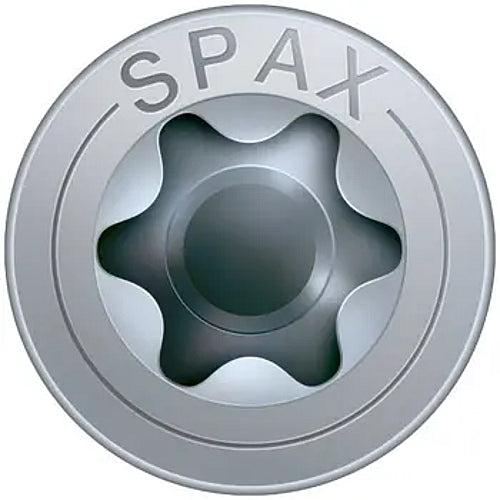 SPAX 50Pc Timber Construction T-STAR Plus T40 Screws, 8 x 450mm, Partial Thread, Flat Countersunk Head, 4CUT, WIROX | 0191010804505