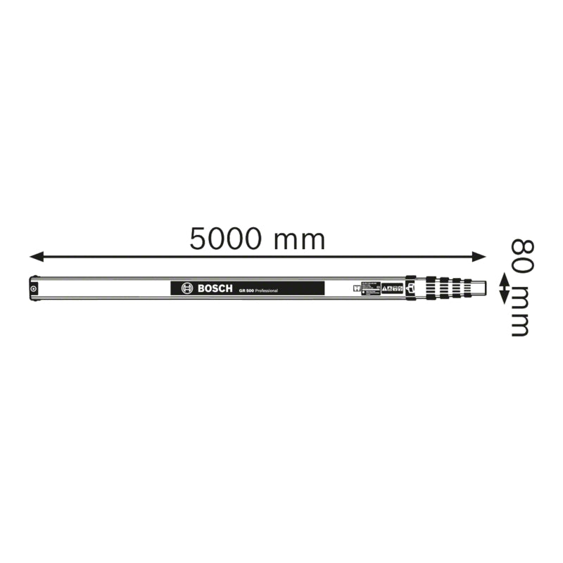 Bosch GR 500 Measuring Rod, 5.0M | 0601094600