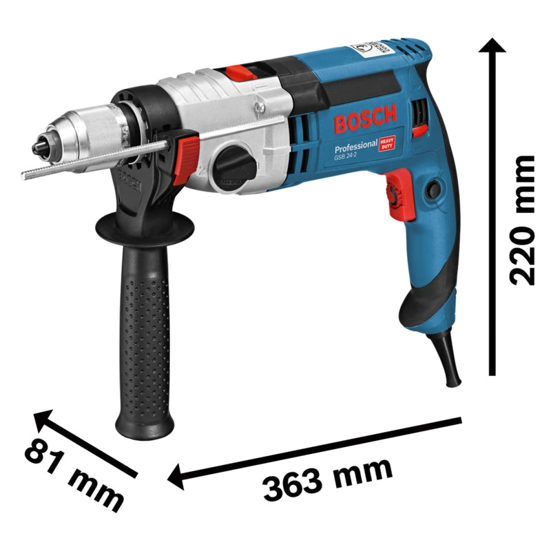 Bosch GSB 24-2 Impact Drill, 1100W | 060119C801