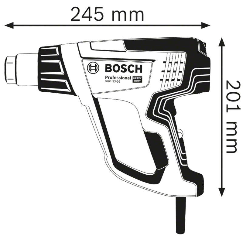 Bosch GHG 23-66 Heat Gun, 50 - 650 °C, 2300W | 06012A6303