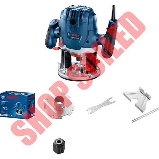 SHOP SOILED - Bosch GOF 130 Router 8mm & 1/4" Collet, 1300W | 06016B70K3920