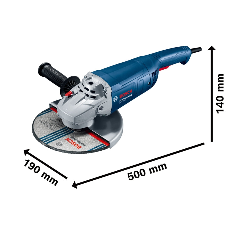 Bosch GWS 2000 Angle Grinder 230mm, 2000W | 06018C10K3