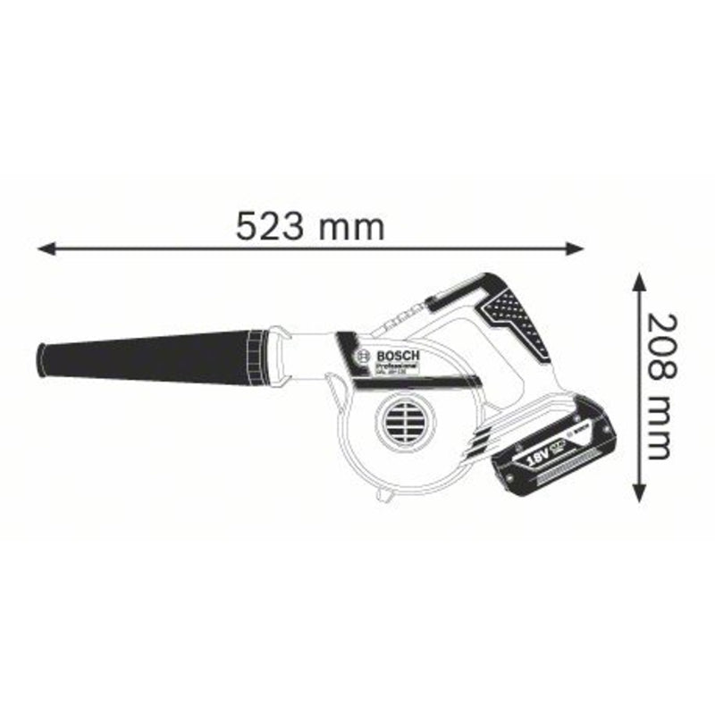Bosch GBL 18V-120 Cordless Blower (Solo) | 06019F5100