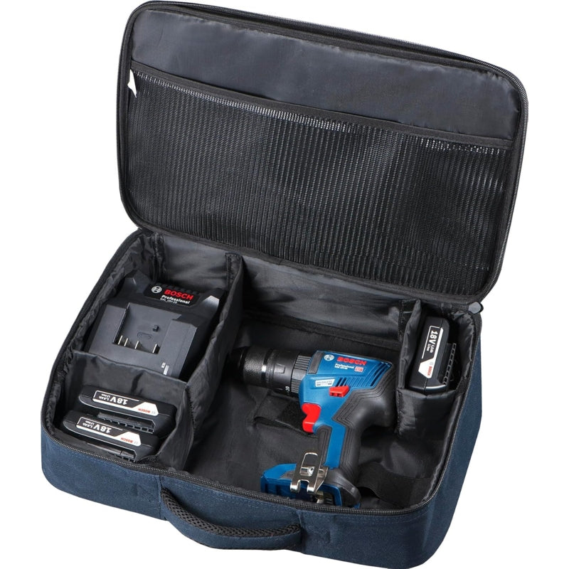 Bosch GSB 18V-50 Cordless Brushless Impact Drill, 3 x 1.5Ah Batt. Pk. | 06019H51K2
