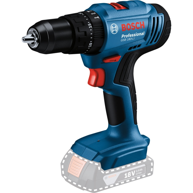 Bosch GSB 183-LI Cordless Impact Drill (Solo) | 06019K9181