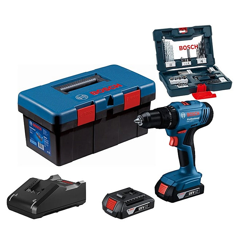 Bosch GSB 183-LI Cordless Combi Impact Drill/Driver Special Kit | 06019K91K2