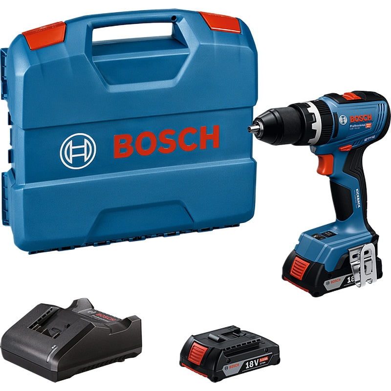 Bosch PRO GSB 18V-65 Cordless Brushless Impact Drill/Driver, 2.0Ah Kit | 06019N31K0