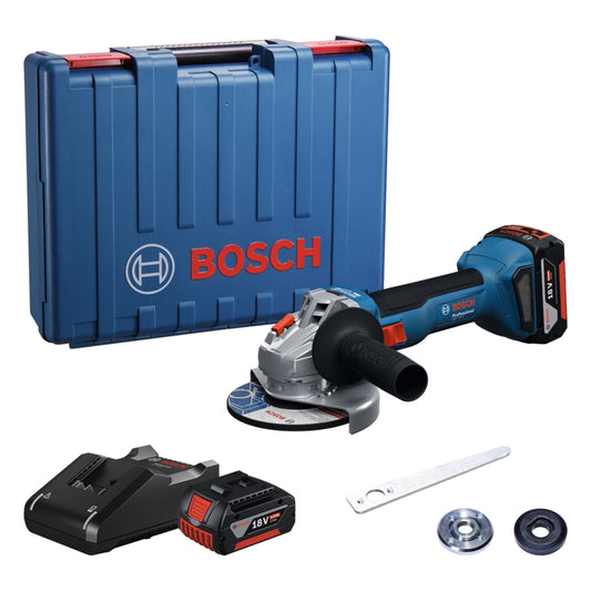Bosch GWS 18V-8 Cordless Brushless Angle Grinder 125mm, 4.0Ah Kit | 06019N9020