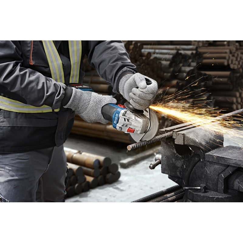 Bosch GWS 18V-8 Cordless Brushless Angle Grinder 125mm, 4.0Ah Kit | 06019N9020
