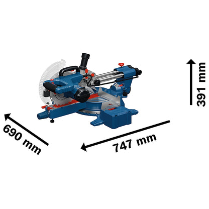 Bosch PRO GCM 305-216S Sliding Mitre Saw 216mm, 1300W | 0601B61000