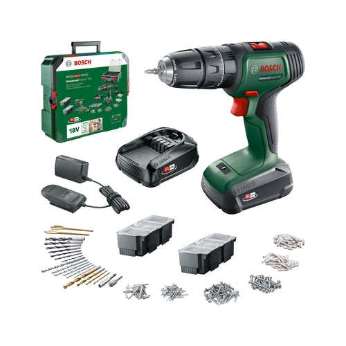 Bosch UniversalImpact 18V Cordless Two-Speed Combi + SystemBox | 06039D4103