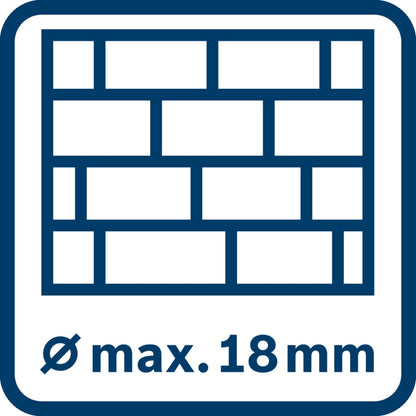 Bosch GBH 18V-18 Cordless SDS-Plus Rotary Hammer Drill 2.0Ah Kit | 0611927001