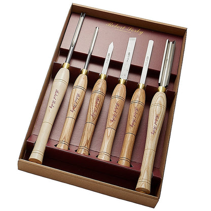 Robert Sorby 6-Piece Turning Tool Set | A67HS6T