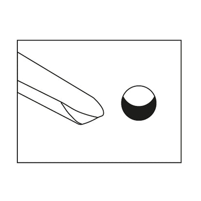 Robert Sorby HSS 3/8" Fingernail Spindle Gouge, Handled | B840F102