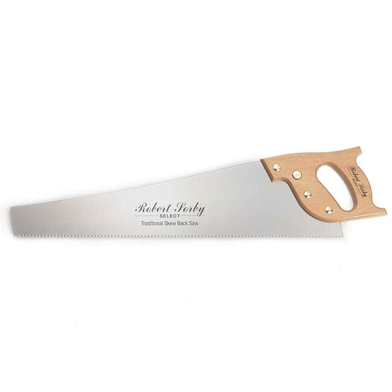 Robert Sorby Select Traditional Skew Back Handsaw, 22” (559mm) x 10TPI | RS-9500R