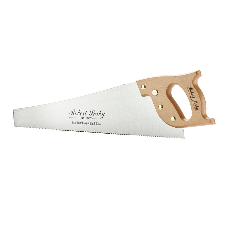 Robert Sorby Select Traditional Skew Back Handsaw, 22” (559mm) x 10TPI | RS-9500R