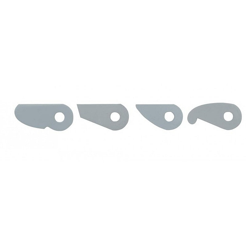 Robert Sorby Pack of 4 TurnMaster HSS Cutters, French Curve, Dovetail, Teardrop Inside/Outside and Mushroom | RSTM-TIP4567