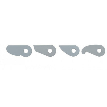 Robert Sorby Pack of 4 TurnMaster HSS Cutters, French Curve, Dovetail, Teardrop Inside/Outside and Mushroom | RSTM-TIP4567