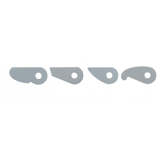 Robert Sorby Pack of 4 TurnMaster HSS Cutters, French Curve, Dovetail, Teardrop Inside/Outside and Mushroom | RSTM-TIP4567