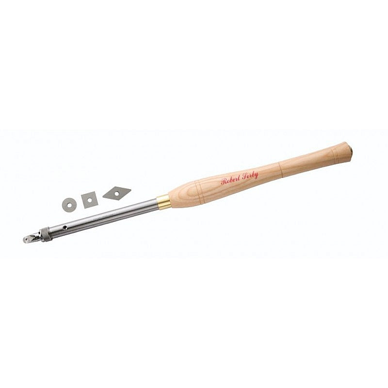 Robert Sorby Pack of 4 TurnMaster HSS Cutters, French Curve, Dovetail, Teardrop Inside/Outside and Mushroom | RSTM-TIP4567
